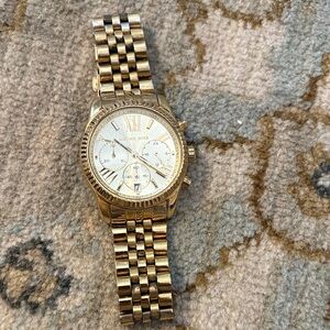 Michael Kors Gold Chronograph Watch